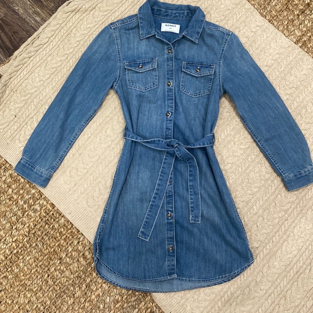 Girls jean dress‼️